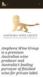 Mobile Screenshot of amphorawines.com.au